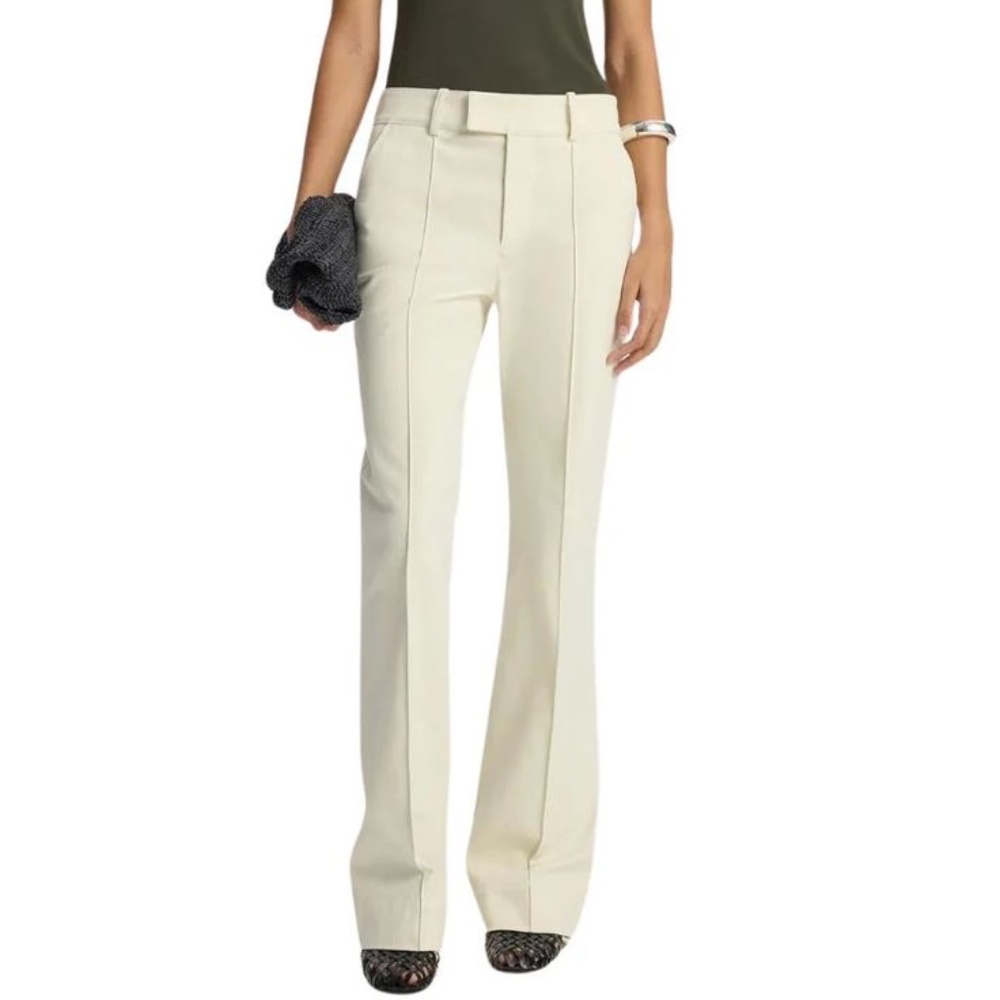 A.L.C. Simon Stretch Cotton Pant in Bone